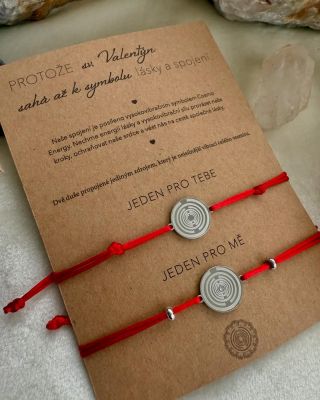 ✨ SOUTĚŽ O PARTNERSKÉ NÁRAMKY COSMO ENERGY ✨ Protože svatý Valentýn sahá až k symbolu lásky a spojení, rozhodla jsem se s...